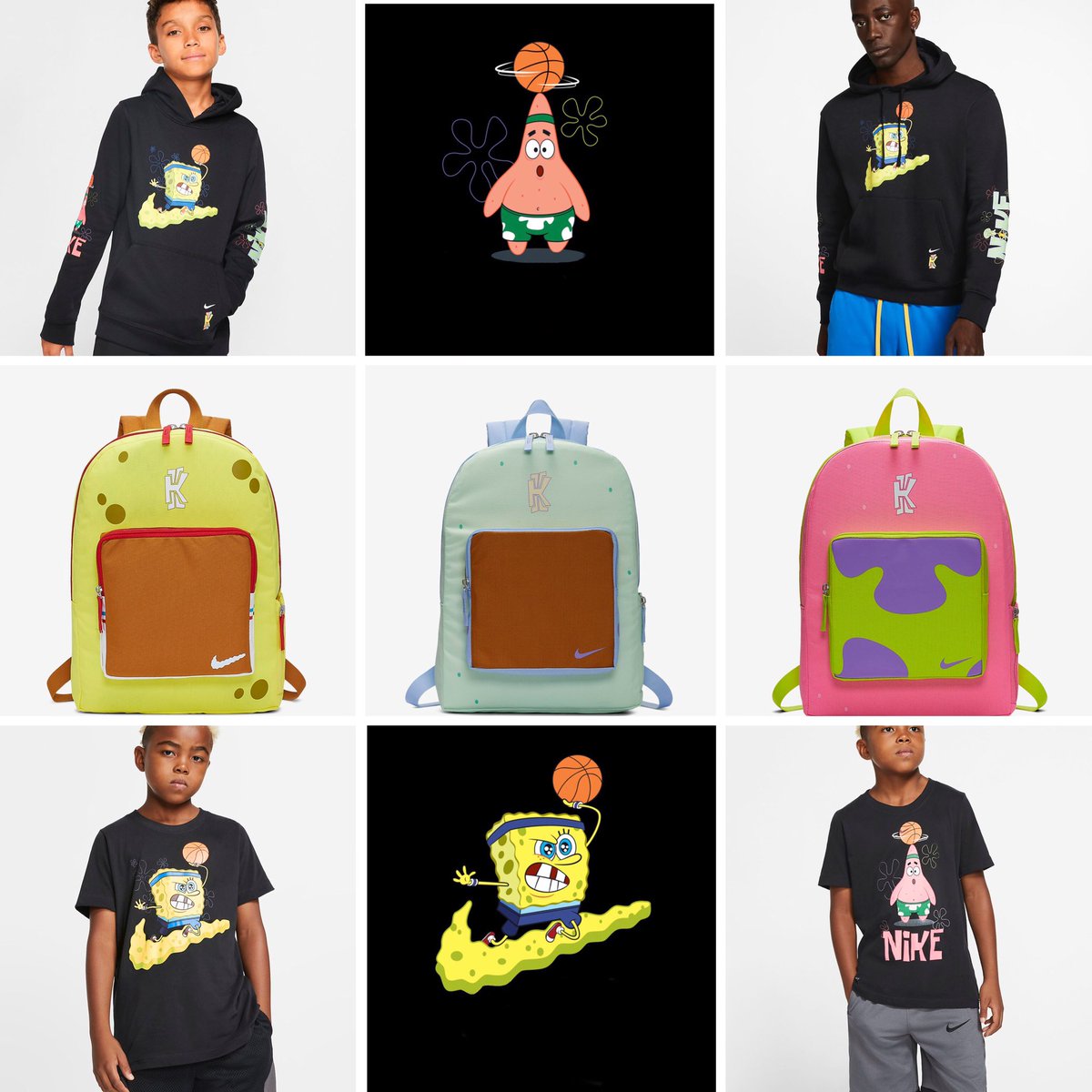 spongebob nike backpack