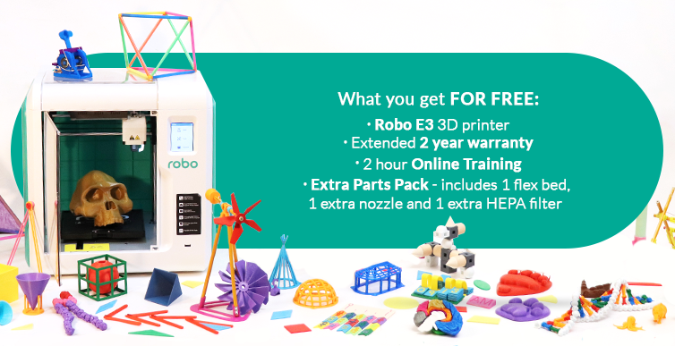 mimioSTEM's tweet photo. BACK TO SCHOOL SPECIAL!!!
Buy a CLASSROOM LICENSE of MyStemKits
K-12 3D Printable #STEM Curriculum for $1499
and get a FREE @ROBO3D E3 Education-Focused #3DPrinter! Click here: https://t.co/Sn0o4CoQ34
#backtoschool #3Dprinting #3DSTEM #BackToSchool2019 https://t.co/xVD3AvTWBX