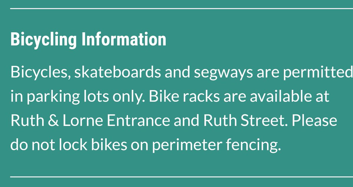 Hey @SaskatoonEx ! Funny that you put this on your website despite having *a* single bike rack at this location with room for about 5 bikes on it. This event can & should be far more bike-friendly. @cityofsaskatoon @SaskatoonCycles