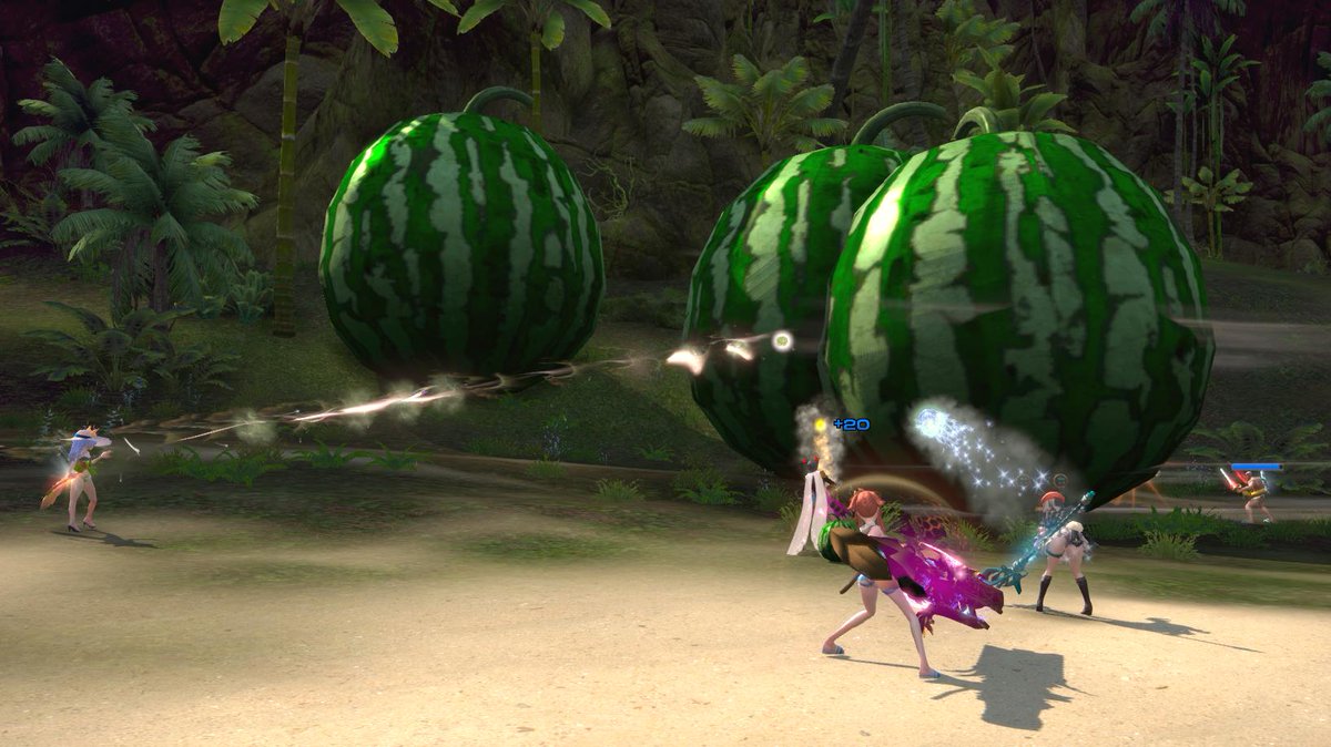 EarshaGW's tweet photo. 今日は海辺でスイカ狩りレイド♪
いつもよりスイカが冷えてる気がする(゜ω゜=)
#TERA
#TERA_JP
#TERA_PC
#荒凪古港リゾート計画 https://t.co/sbSdkHIYtg