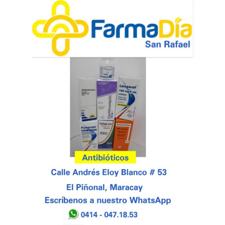 F_FarmaDia's tweet photo. Estas son algunas de las medicinas que tenemos disponibles en FarmaDía San Rafael, ubicada en El Piñonal. Escríbenos vía WhatApp al +58 414-047-1853 para consultar el precio, comprar por transferencia. https://t.co/LqaJ4IpG3I