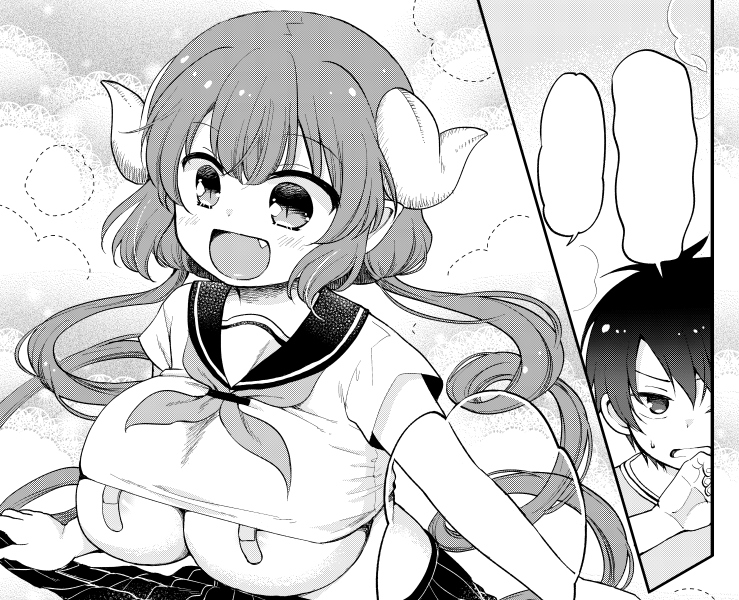 夏コミの双葉社さんの企業ブースで発行されるメイドラゴンのオフィシャルパロディ誌「イルルといっしょ!」に4p描かせていただきました。制服イルルとタケの漫画です。よろしくお願いいたします。あと夏コミ暑そうなので体調にお気をつけてという意味を込めて保冷剤イルル楽書き。