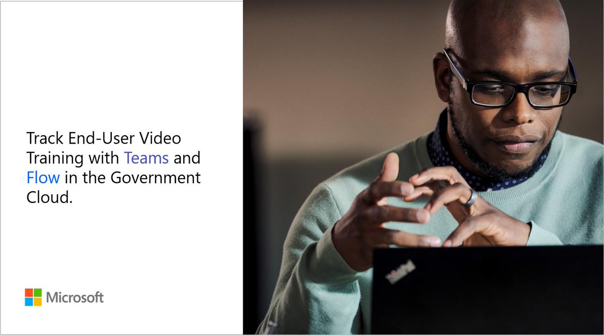 MSTCommunity's tweet photo. Tracking End-User Video Training in the #Government Cloud. Learn more here: https://t.co/M1N51RPrrG https://t.co/918PeYwG1F