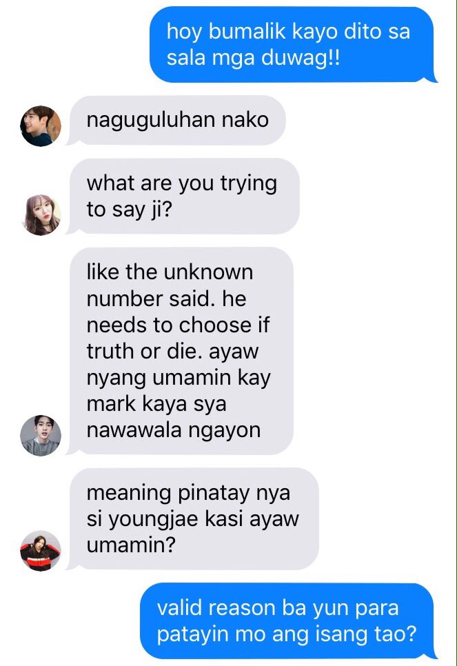 alam na ng boys about sa text