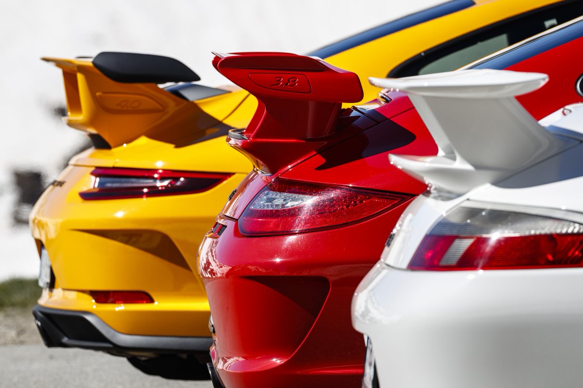 PorscheGB's tweet photo. 2019 marks the 20th anniversary of the Porsche 911 GT3, so why not gen up on two decades of these exquisite machines here: https://t.co/87D5gLlzz7 #Porsche #911 #GT3 https://t.co/OQ0uy1dKPA