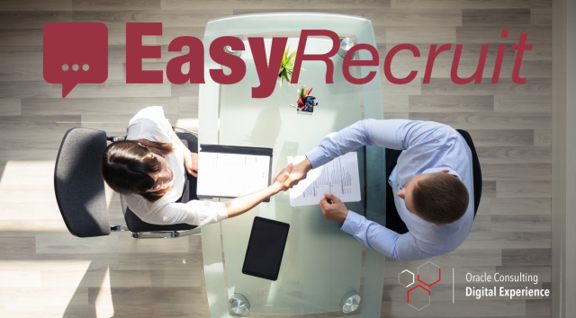 Introducing a Digital Assistant to your recruitment process could improve your chances of hiring the best person for the job. How? With EasyRecruit. #digitalassistant #ocdx #ai #recruitment #oracleconsulting bit.ly/2M9GxgI