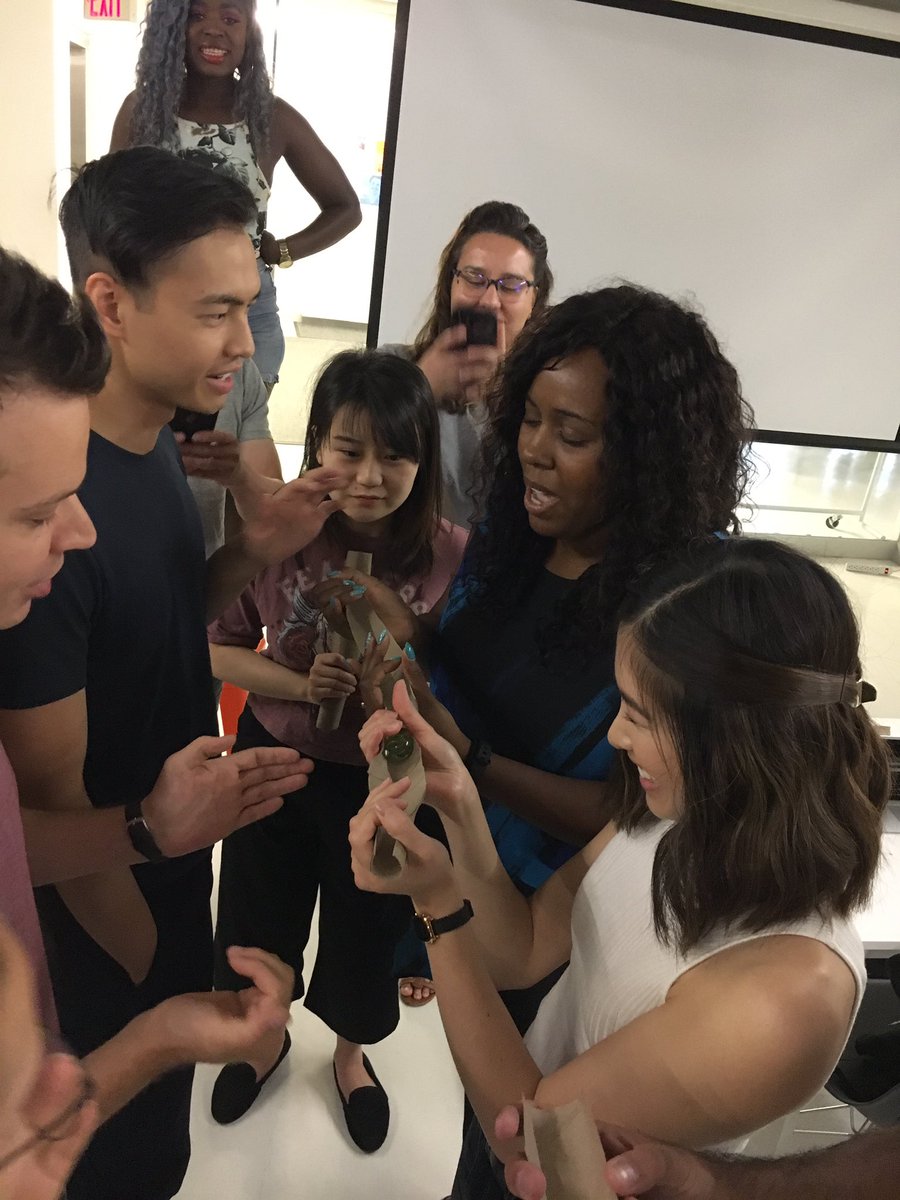 _vannachan's tweet photo. Such a stressful kickoff event this morning for #week2day3. Close-eyed marble transfer will certainly get the juices pumping! #cohort23 https://t.co/LxaX8EHs9y