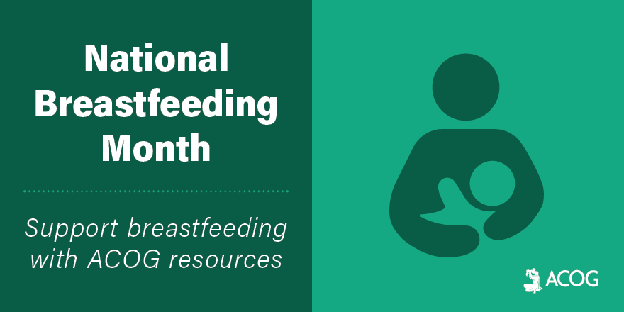 During #NationalBreastfeedingMonth educate patients and answer their questions by sharing ACOG’s #Breastfeeding FAQs. bit.ly/33drR5E #NBM19