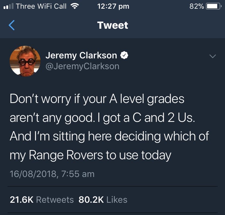 wk12__'s tweet photo. keep the motivation going this year please @JeremyClarkson https://t.co/l2hLw5J0EF