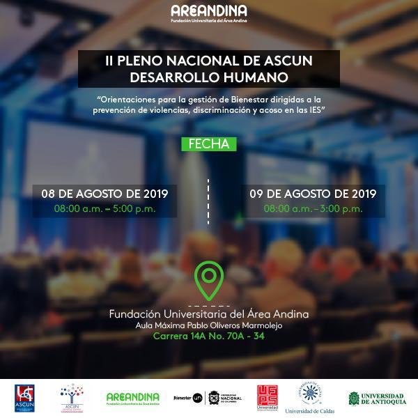 ALEXAVELANDIA's tweet photo. @Areandina somos sede del II Pleno Nacional de @ASCUN1 Desarrollo Humano 💚💚💚 #SoyAreandino https://t.co/TxL4MJAXjx