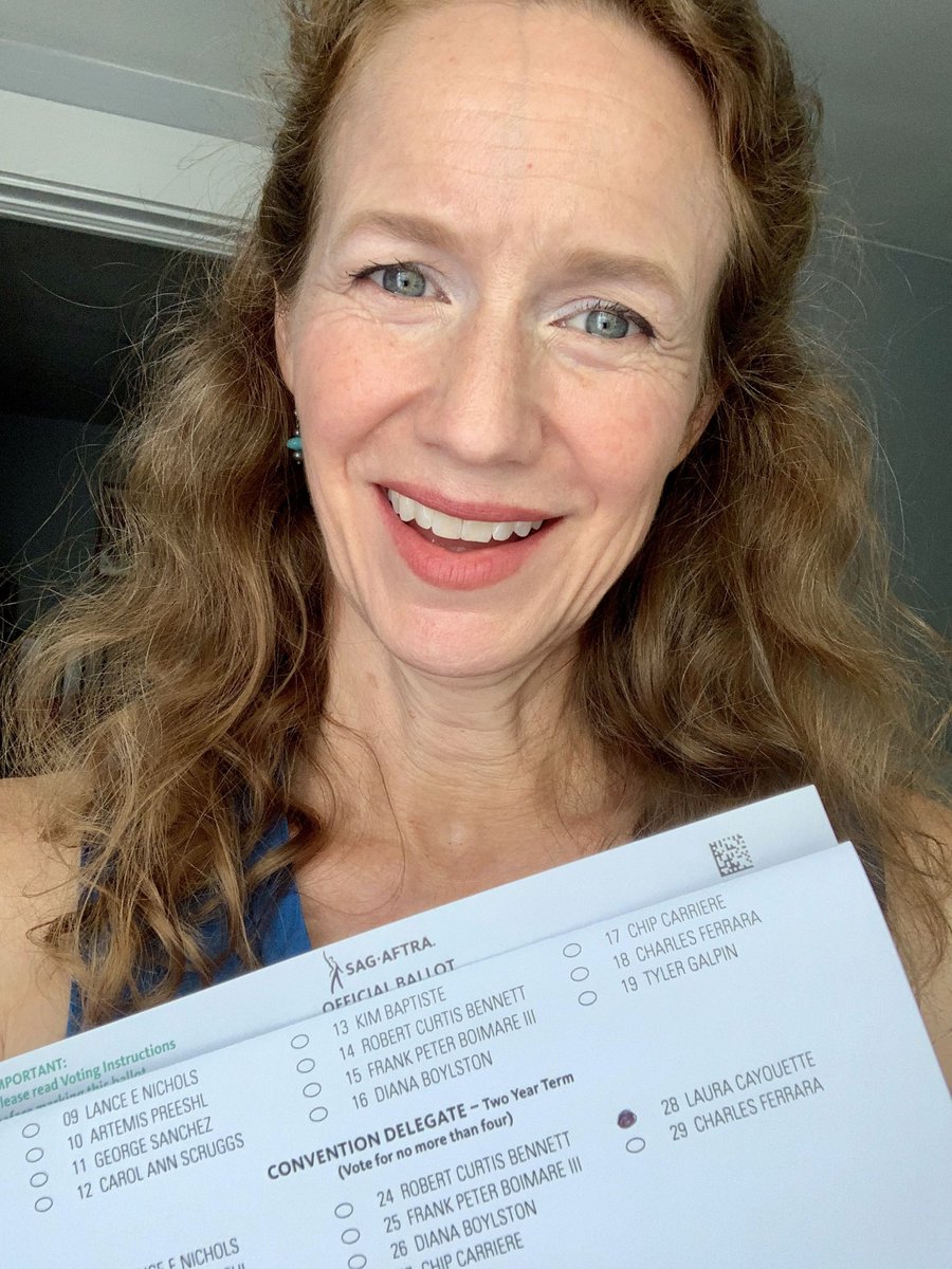 KnowSmallParts's tweet photo. #Vote! If you're in the #NewOrleans local vote for me for convention delegate. #VoteModine @MatthewModine @xoJodiLong @Olgabluesbabe @ChipCarriere @LanceENichols @ActorKimBaptist @CarolAnnScruggs @stearns_dan @MembershipFirst #UnionStrong #SAGAFTRA https://t.co/rRYAj9ANSo