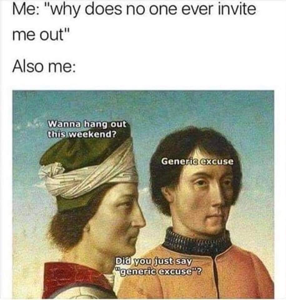 allie3ga's tweet photo. If this ain’t me. #GenericExcuse https://t.co/JiUQMTcI2F