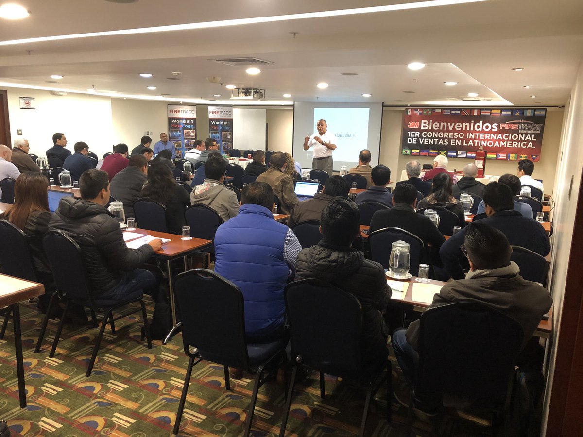 MacRitchieFire's tweet photo. It’s always a good day when @Firetrace has the chance to get together for a training class with our Latin American partners.

#Firetrace #Training #BusFires #R107 #FireProtection #Safety https://t.co/MOOOXREWbt