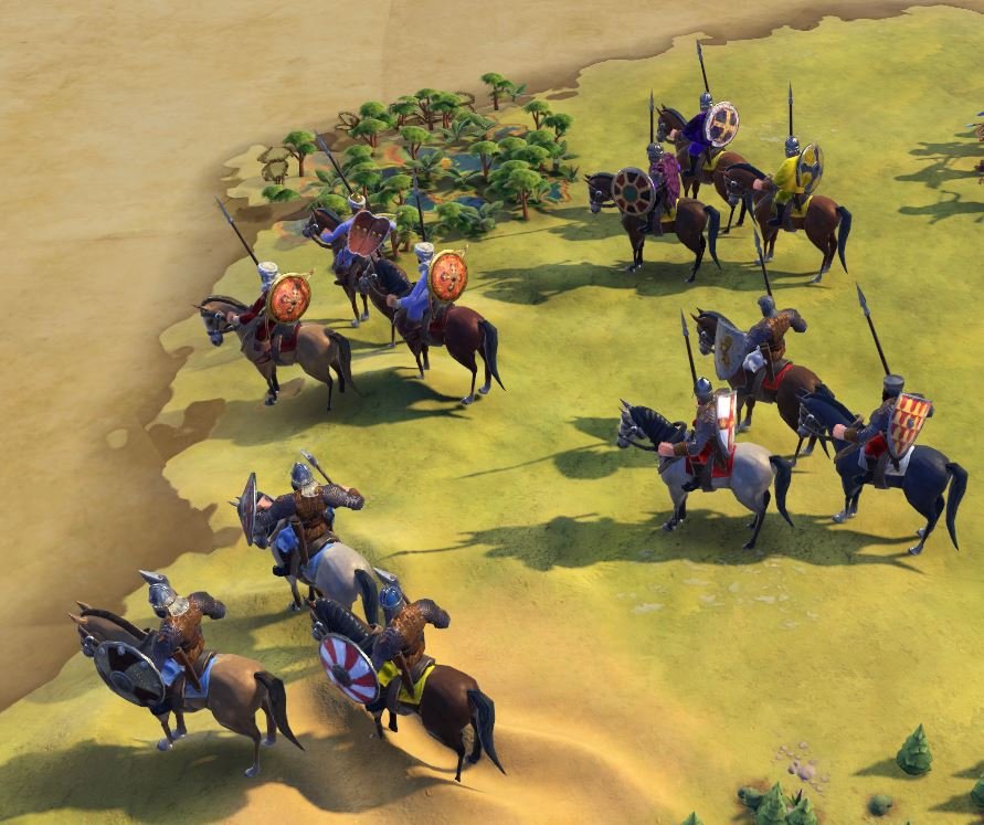 WECE_civ6's tweet photo. A new update is out! Added Spitfire, Carrack and Coursers fully reworked #Civ6 #Civilization6 #WarfareExpanded #onemoreturn https://t.co/Gg4lPkNjBq