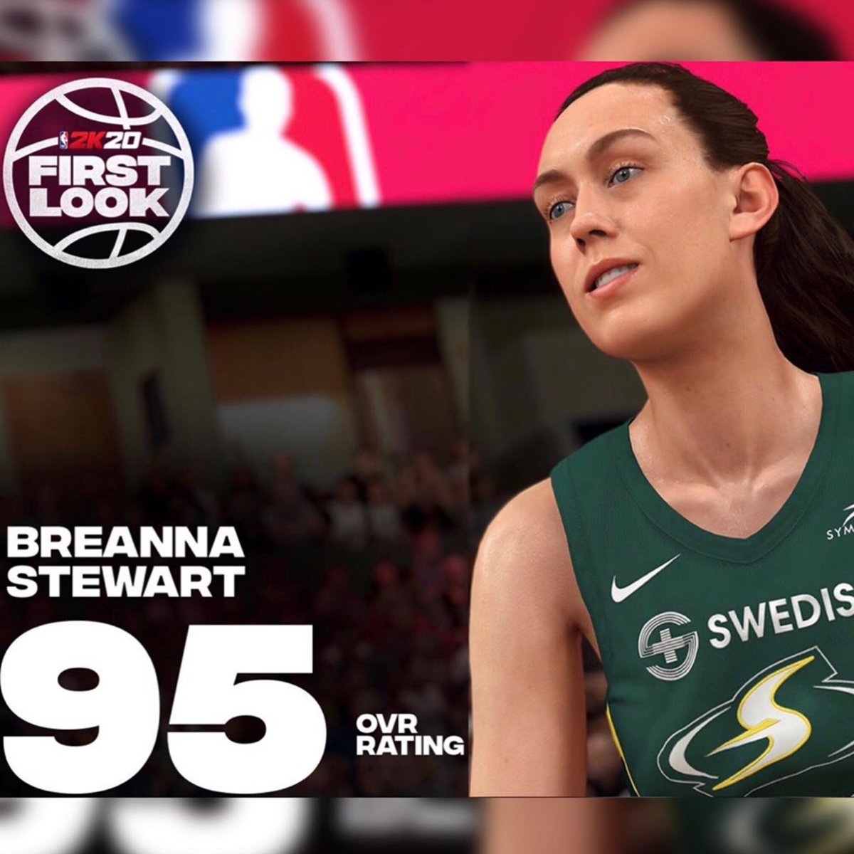 BREAKING: Breanna Stewart’s 2k rating and image has been released. 