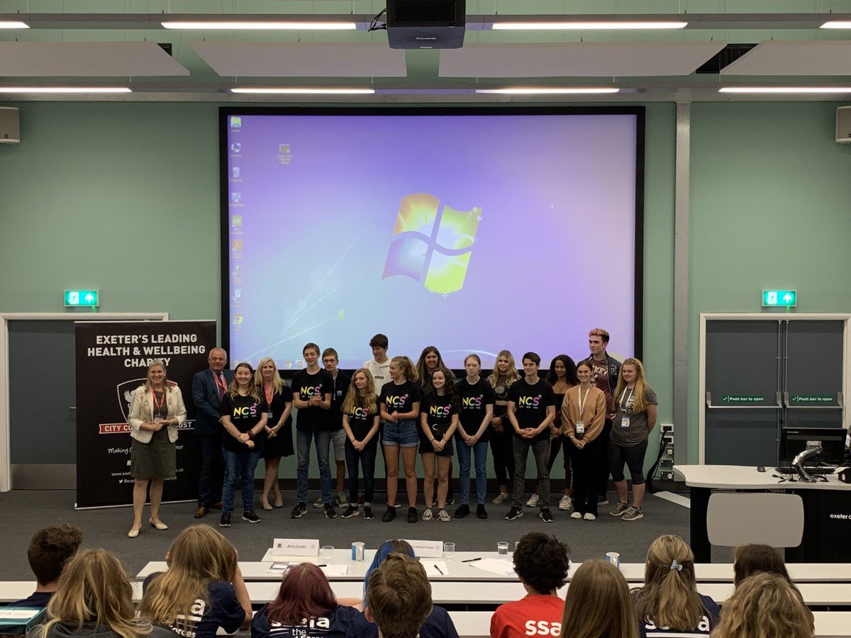 ExeterCCT's tweet photo. 📸 A huge thank you to this afternoon's Dragons who gave feedback to our @NCS participants as they delivered their social action projects!

#thisCITYcan #NCS https://t.co/ap2X8ecYhc