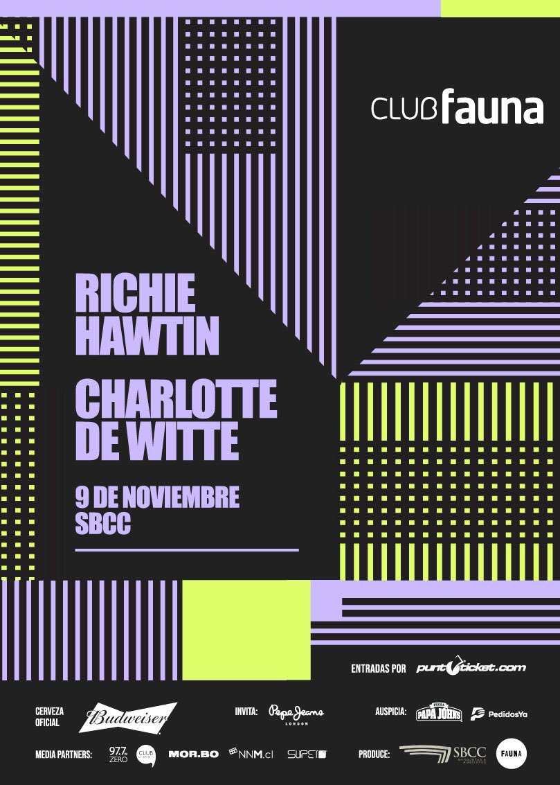 Estamos de vuelta!!!
<a href="/richiehawtin/">richiehawtin</a> + <a href="/CharlottedWitte/">Charlotte de Witte</a> juntos en una fecha para 2500 personas.

Entradas a la venta x <a href="/puntoticket/">Punto Ticket</a> desde el mediodía