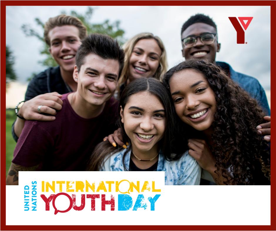 YMCAsofCandKW's tweet photo. Calling all teens! Monday, August 12, 2019 is International Youth Day, join us for a free day of sports tournaments, workshops, fitness classes and more! For more information, visit https://t.co/E8dklvDQ2u https://t.co/r5qrcD1Vkh