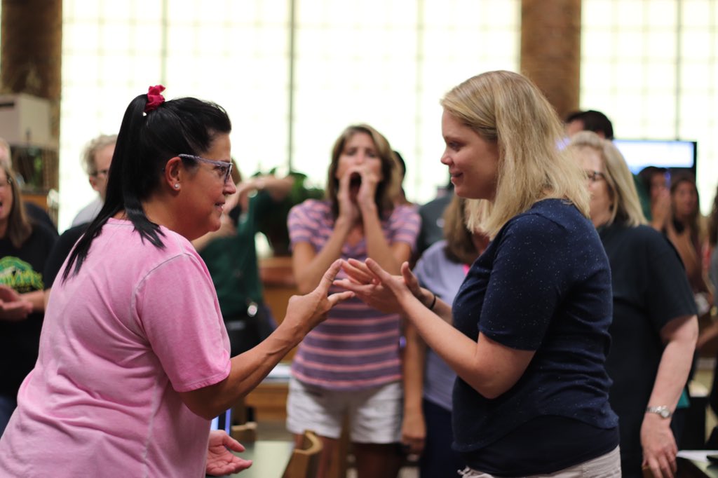 Love the epic Rock Paper Scissors battle! #leadmbhs
