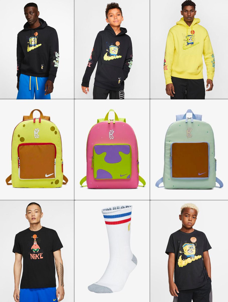 spongebob x kyrie backpack