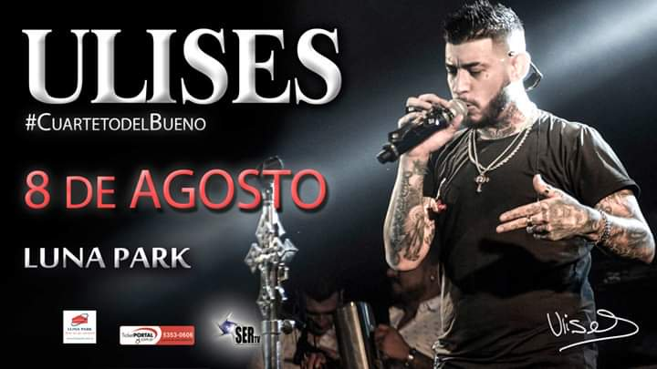 NotiTropicales's tweet photo. Llego el gran día para todos los uliseros de Buenos Aires. #UlisesBueno vuelve al @stadiumlunapark para brillar como en las anteriores, donde sin dudas, la va a romper!. @Losuliseros @UlisesBuenoSOY #uliseros #losuliseros #uliseando #seracuarteto #lunapark #cuartetodelbueno https://t.co/u3fmAgK4tP