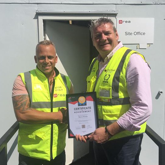 AreaWorkplaces's tweet photo. Join us in congratulating Construction Manager, Steve Paola, on being awarded the 1st Quarter Health & Safety award!! #healthandsafety #excellenceindelivery https://t.co/tR0TE0UIuh