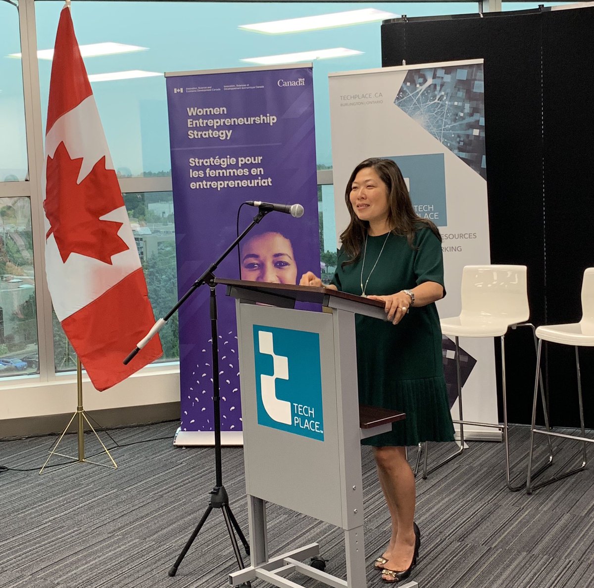 FedDevOntario's tweet photo. We are proud to support #WomenInBusiness through #WES funding for @Haltech_RIC, @BLRewarded, @BaitCloud, & Gala Bakery Inc. https://t.co/WQF2sJsLVG