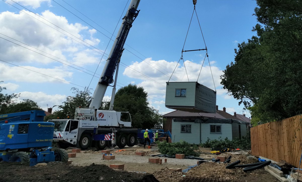 HertsBuildCtrl's tweet photo. Our Building Control Surveyor Bhavesh inspecting the Crown Road site in Borehamwood where #offsite #modularconstruction temporary homes are being placed for local people with urgent housing needs in Hertsmere.
@HertsmereBC @labcuk https://t.co/QbhbvOxogc