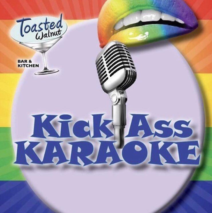 ToastedWalnutPA's tweet photo. Today!! Let’s get cheesy w/ Tasha &amp; Drea!!!! Followed by karaoke w/ Trish!! #bar #eats #beats #happyhour #karaoke #lgbtq #philly https://t.co/kIYHJAfKNT
