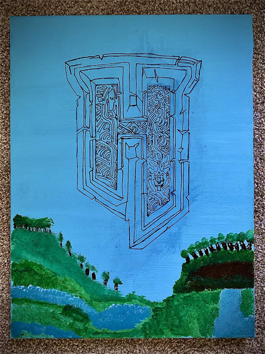 StannyaJacob's tweet photo. I’m not sure if I should color in the logo, or leave it as it is because I don’t want to have the risk of messing it up 🤷‍♂️ ⁦@Simon_Hypixel⁩ ⁦@Noxywoxy⁩ ⁦@SteamPunkStein⁩ #HytaleFanArt https://t.co/2tXyB4ALlo