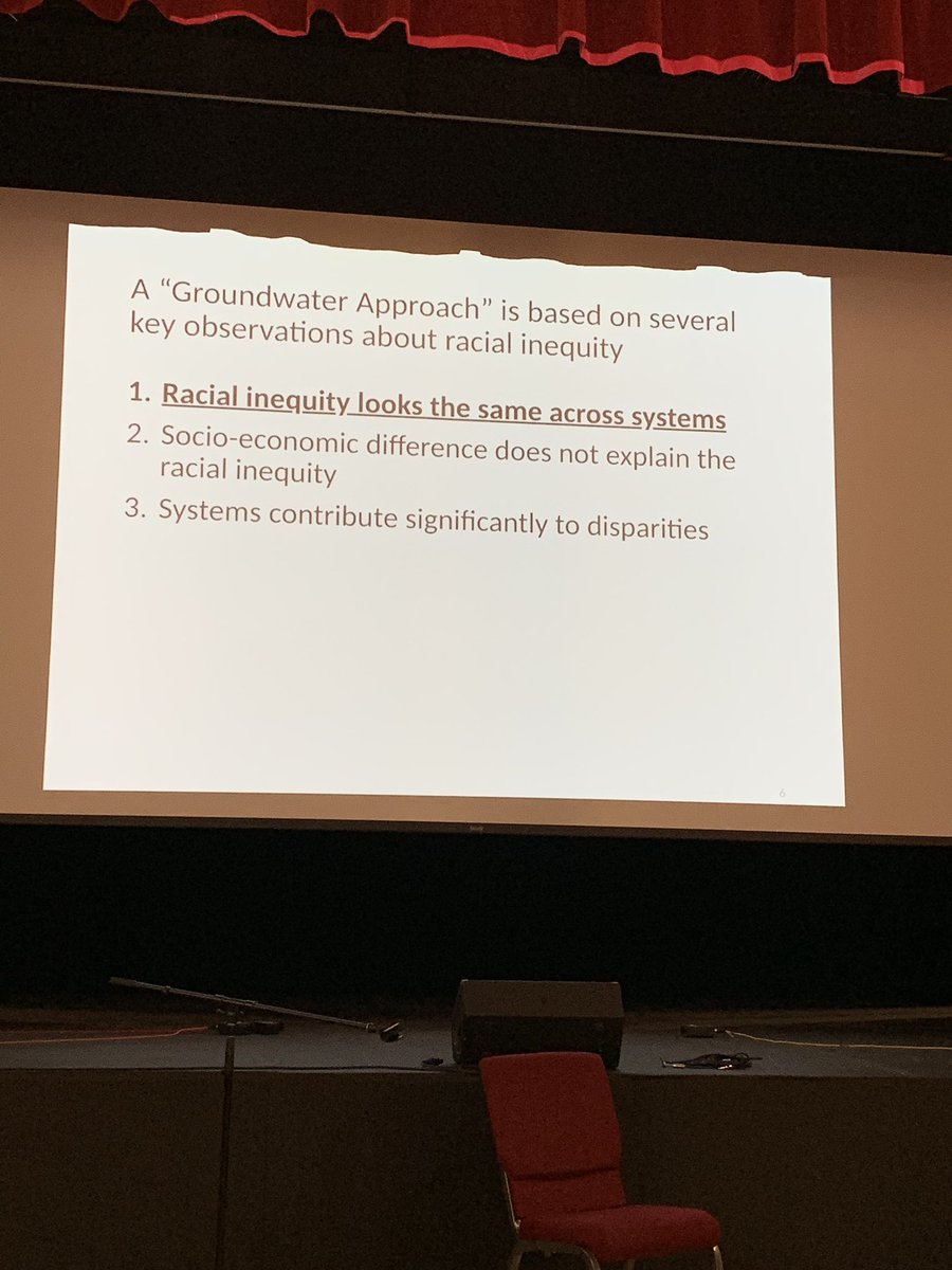 gcsmd's tweet photo. @racialequityllc allegory:If lake after lake produce fish that are sick and dying-we need to examine the groundwater: in health and healthcare structural racism is the common etiology across systems #HealthEquity thank you #CCPHintensive2019 for this training for @CSPfellows https://t.co/EnST56rkRV