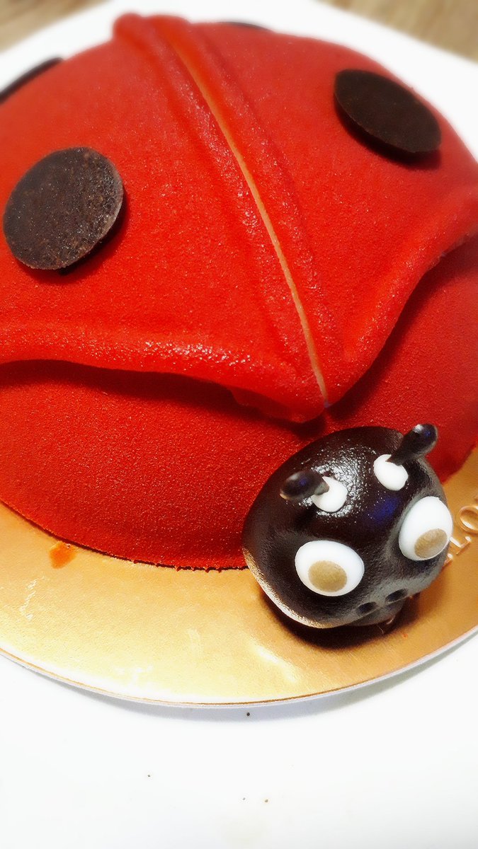 濱屋 博嗣 ﾊﾏﾔﾋﾛﾂｸﾞ En Twitter 甘いものが食べたすぎてダロワイヨで てんとう虫のケーキ コクシネル 買っちゃったよね 幸運の象徴 Dalloyau