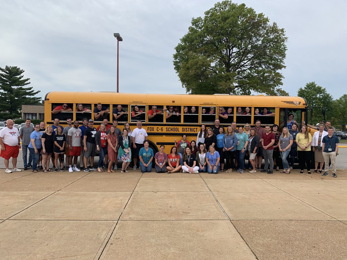 Welcome to the FMS Energy Bus! Our staff is energized and ready to welcome our students back August 14th! <a href="/mrkgriffin/">Kevin Griffin</a> @FoxC6Super <a href="/FoxC6Secondary/">Dr. Tammy Cardona</a> <a href="/FoxC6Schools/">Fox C-6 Schools</a>