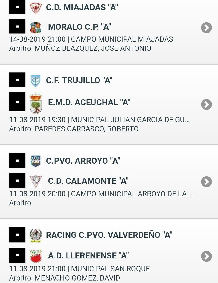 Árbitros Extremadura tweet media