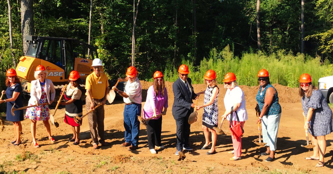townoflouisburg's tweet photo. Franklin County Schools and the Town of Louisburg met this morning for the Groundbreaking Celebration at the New Louisburg High School Athletic Complex. This is an exciting day in Louisburg! 
Franklin County Schools #FCSschools #FCSfam #TownofLouisburgNC # https://t.co/rYBEeoVTnD