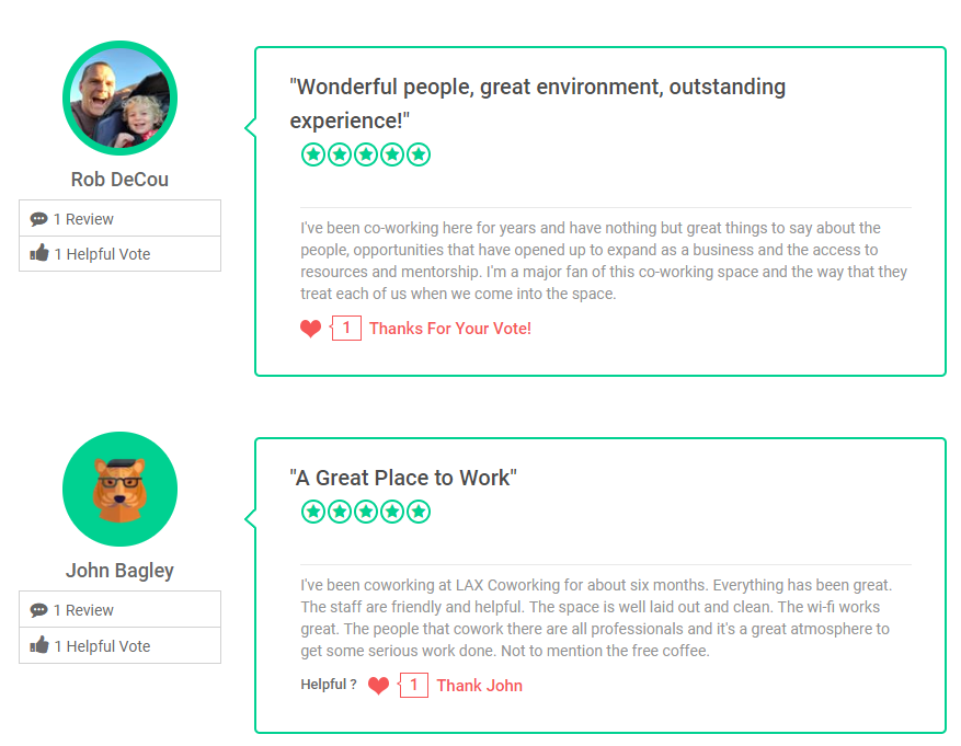 It's #thankyouthursday! Today we are thankful for all of our fans here at #laxcoworking --you say the sweetest things!

#thankyou #review #5star #5starreview #laxcoastal #yourlocalchamber #yourbusinessresource #coworker #luxvirtual #tenkeyaccountingsolutions