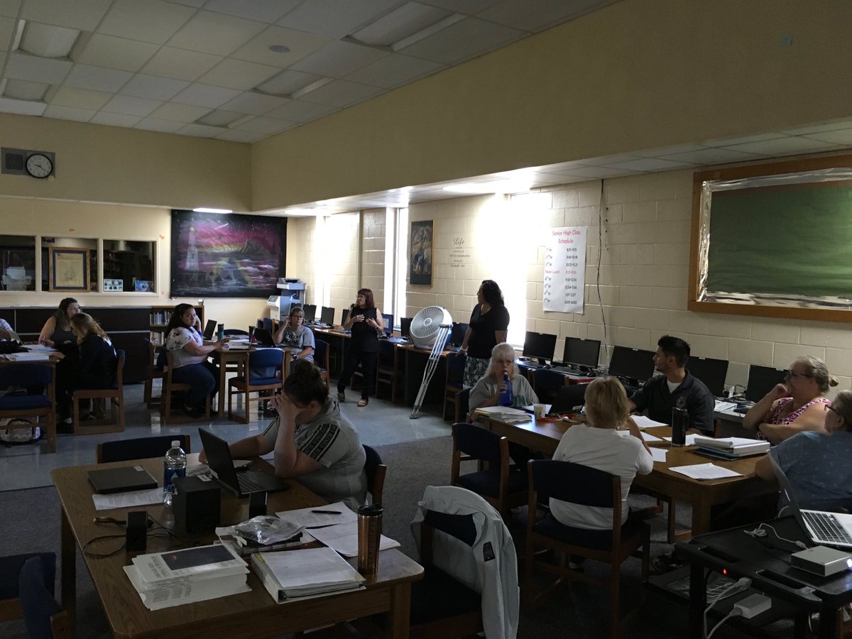SassiKJ's tweet photo. Jennifer Yellowbird leads writing into the day for the #C3WP (re)Launch. #rrvwproject @writingproject https://t.co/vvw1zLjQn4