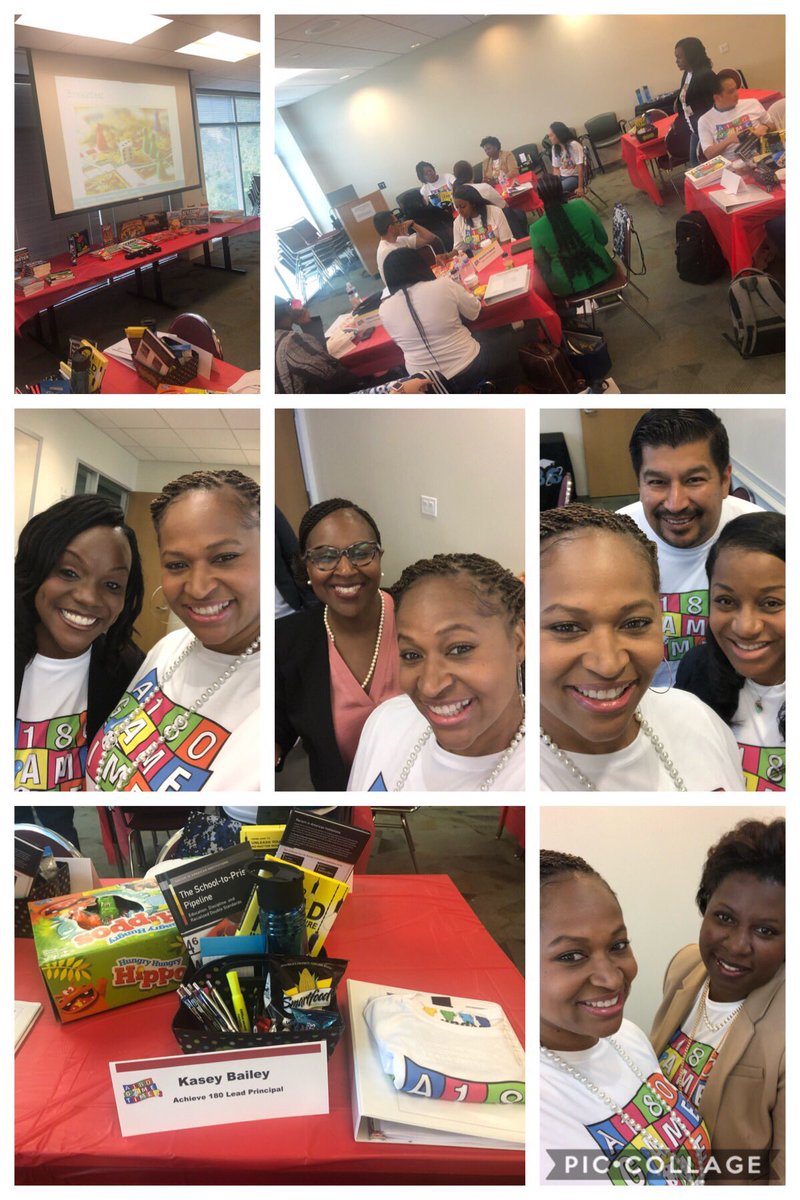 EVA_KBailey's tweet photo. The HARDER you work for something the GREATER you feel when you ACHIEVE it. Achieve 180 leadership team are ready to GET IN THE GAME! @A180_HISD #goingtotheNEXTlevel #gametime https://t.co/KmfBOndWJY