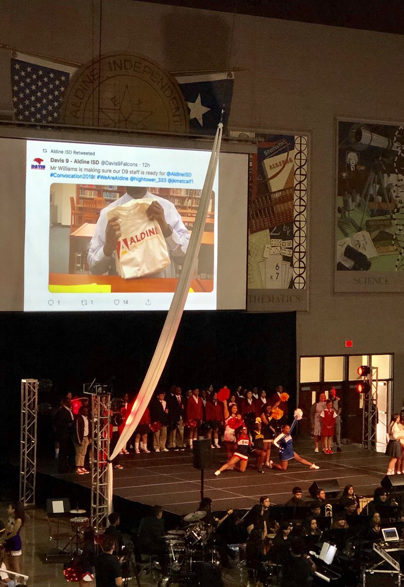lanelizlowe's tweet photo. Excited to kick off the school year with @AldineISD today! #WeAreAldine https://t.co/Jakz2m6C9f