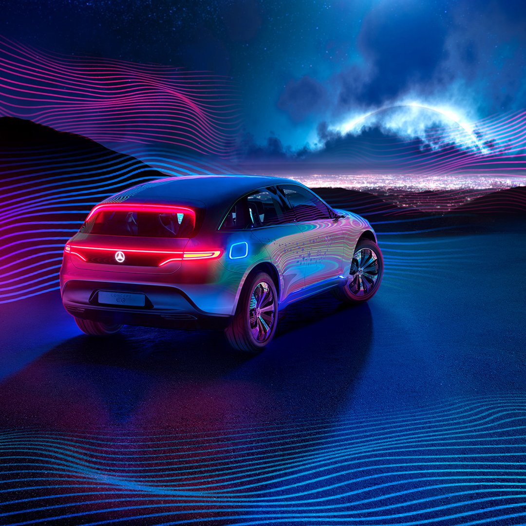 MercedesBenzUSA's tweet photo. Electric dreams. #ConceptEQ #SwitchtoEQ 📸 @RVTIII https://t.co/yxVM9fP4iI