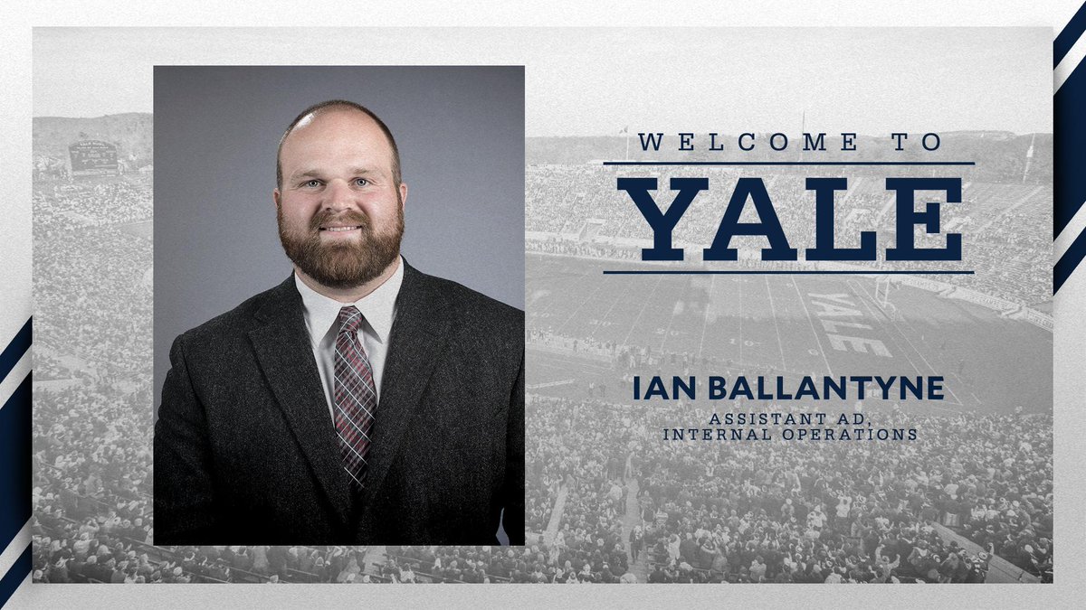 YaleAthletics's tweet photo. Ballantyne Named Assistant AD Of Internal Operations

READ ➡️  https://t.co/GgD701MTLQ

#ThisIsYale https://t.co/U2Q0TBIJ3d