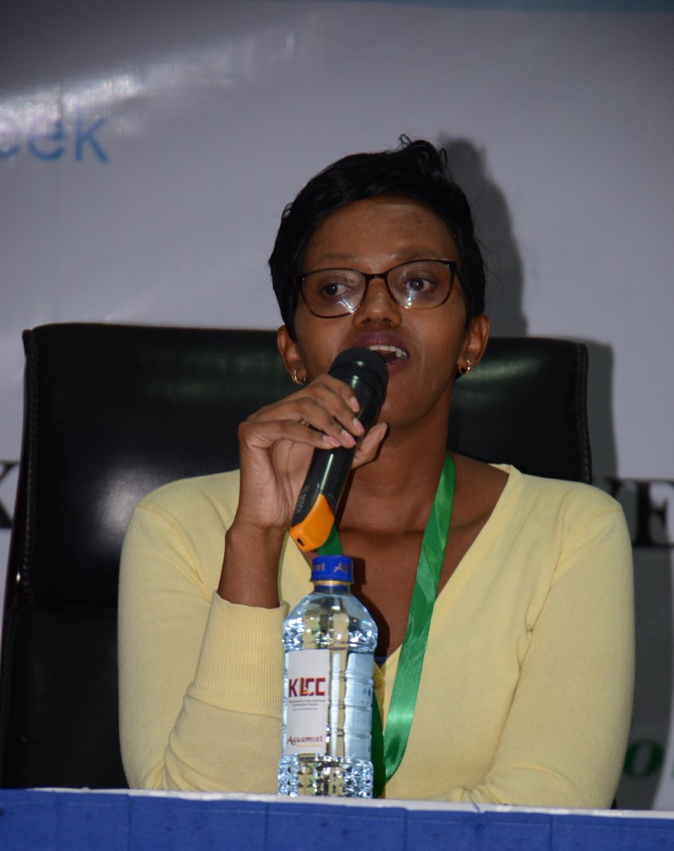 nacosti's tweet photo. Panelist @DrShikoh from @SafaricomPLC giving her views on Breaking the Gender barrier in RST&amp;I during the Women in Science Forum at the #8thNationalScienceWeek at 
@KICC_kenya @MosesRugutt #NSW2019 @MosesRugutt #NSW2019 @ResearchfundKE @DiscoverJKUAT @MawazoInstitute @icipe https://t.co/IyDvbvAY9M