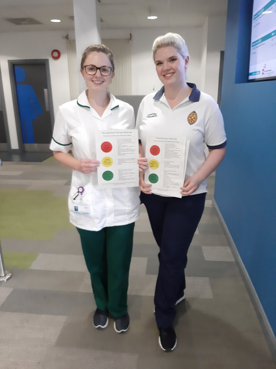 Ready to present to the doctors and introduce our new traffic light system on appropriate referrals to therapy #therapythursday #coretherapies #24hours #surgery @Danielle_L_Moss @susanmeikle @AnitatheOT @clairegranato @Jenmindfulbod