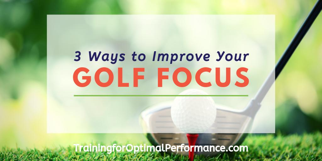 Good golf focus is not abt forcing ur mind to lock onto a single thing. It’s abt disciplining ur mind to let go of a lot of other irrelevant things - 3 ways to improve #golffocus trainingforoptimalperformance.com/3-ways-to-impr…