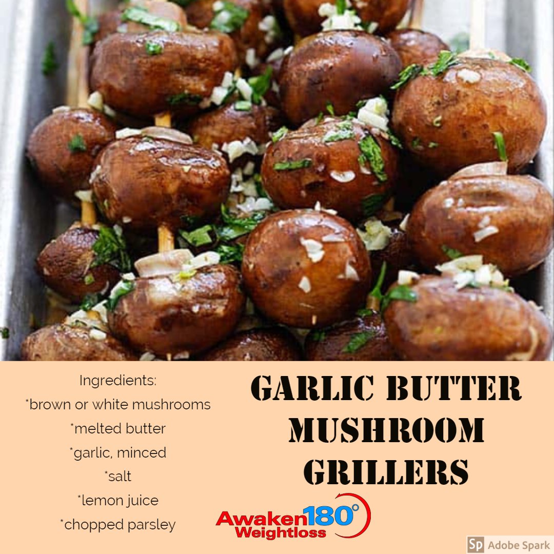 Awaken180's tweet photo. Vitamin D? While yes, we do need outdoor sunshine, you can also get Vitamin D in mushrooms! So why not grill them and make the best of this summer? #awaken180 #lowcarb #recipes #summerdelights #tasty #foodismedicine https://t.co/YaXW2i03cN