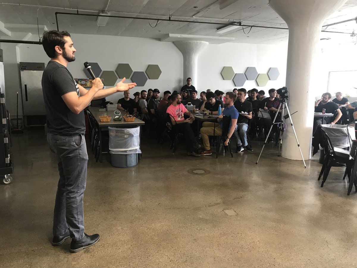 geckorobotics's tweet photo. Today is the elevator pitch session for the first ever Gecko Robotics Innovation Challenge! 💡Next week, teams will create something to address a technical challenge that supports our mission. Stay tuned!

#Innovation #GeckoSnapshot #Pittsburgh #startup #GRInnovationChallenge https://t.co/hQlnpooLoR