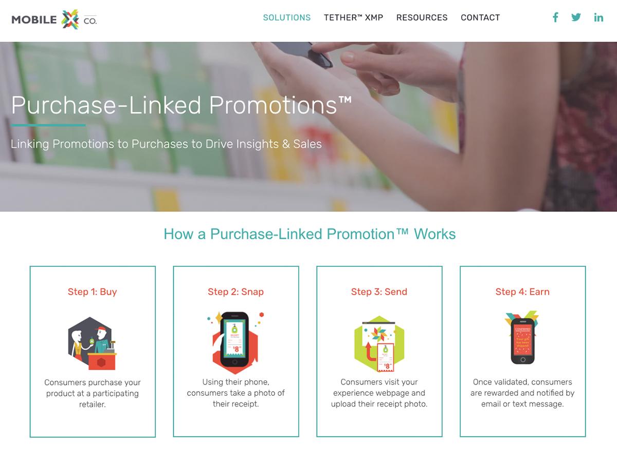 MobileXCo's tweet photo. Want to look good for your brand partners? We have a Purchase-Linked Promotion™ for that! Provide them the data &amp; insights they want to better understand how, when, where, and what their shoppers are buying. https://t.co/ioYsdJPXoR https://t.co/7SSWjpXBhI