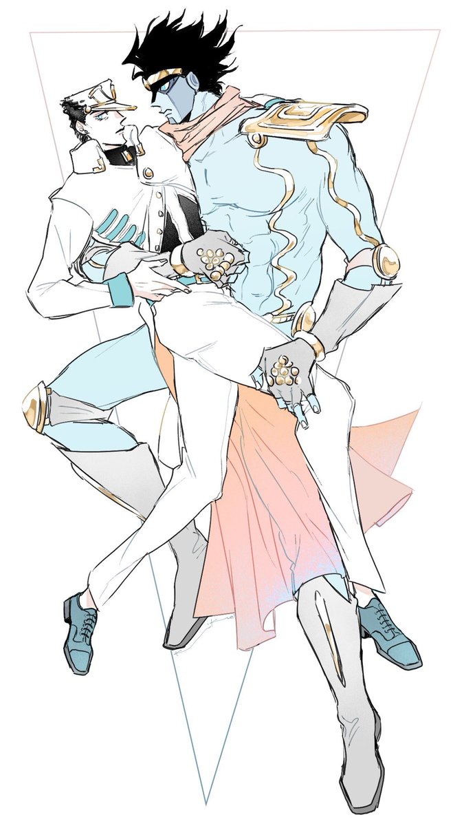 空条承太郎 ,スタープラチナ 「別途 https://t.co/4ePASpYJPV 」|✰のイラスト