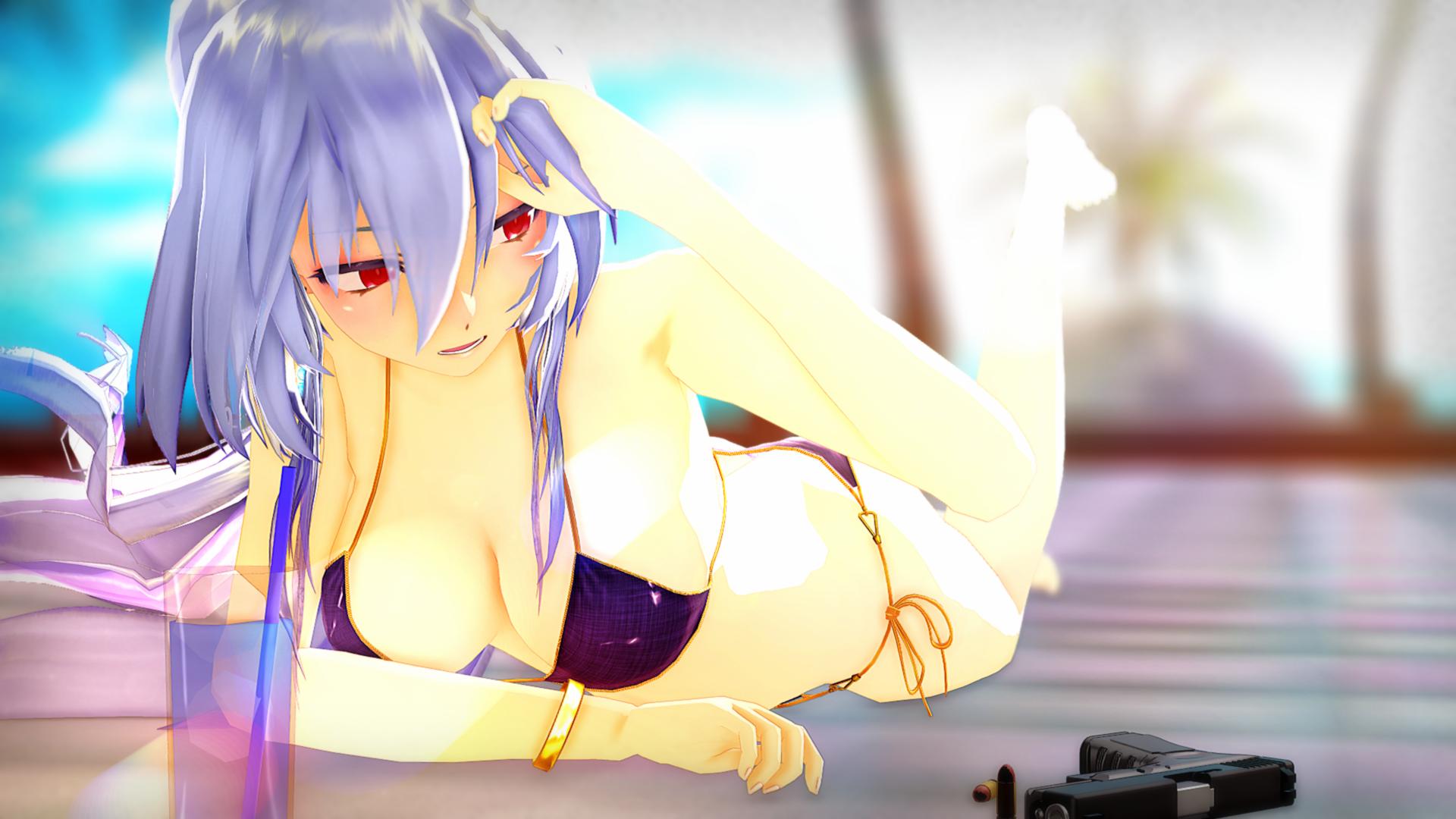 Gimihan Ghさん 8月9日は弱音ハクの日 ハクの日19 弱音ハク Mmd セクシーな感じなやつを一つ作りました T Co Lo7neovwwu Twitter