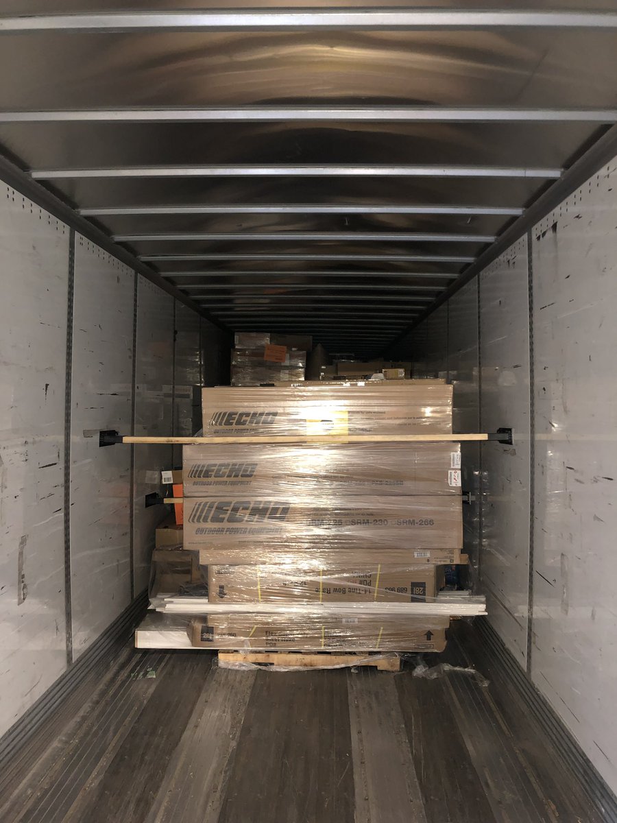 Great visit and offload with at Store 5️⃣6️⃣3️⃣ - Irving, TX. Receiving Superior Donny gave this load a 👍🏻. Receiving Associate “Wild Bill” verified all pallet Id’s as they came off the trailer. And by the way - Halloween freight is here!!! 🧟‍♂️👻🎃 <a href="/SCAPchat/">THD Supply Chain Asset Protection</a> <a href="/JohnChoice111/">John Choice</a>